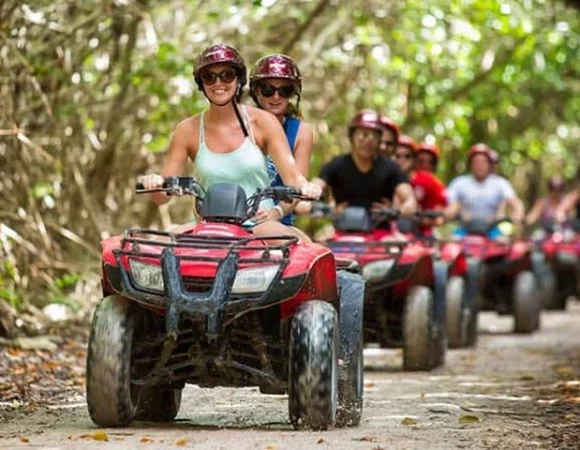 ATV Nature Ride and Sunset Tour at Ricks Cafe from Montego Bay